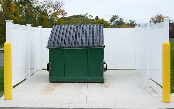 commercial dumpsters offer a variety of size options for their services